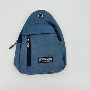 Fashion Instinct Blue Sling Backpack Crossbody Bag Adjustable Strap NWOT